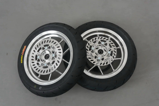 Razdesigns CNC CHROME SUPERMOTO WHEELSET *Pre-order now*