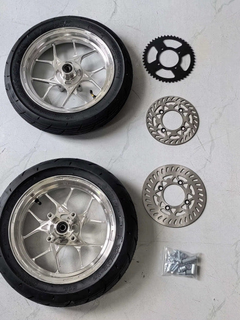 Razdesigns CNC CHROME SUPERMOTO WHEELSET *Pre-order now*