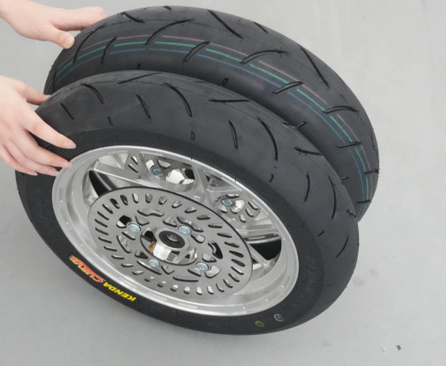 Razdesigns CNC CHROME SUPERMOTO WHEELSET *Pre-order now*