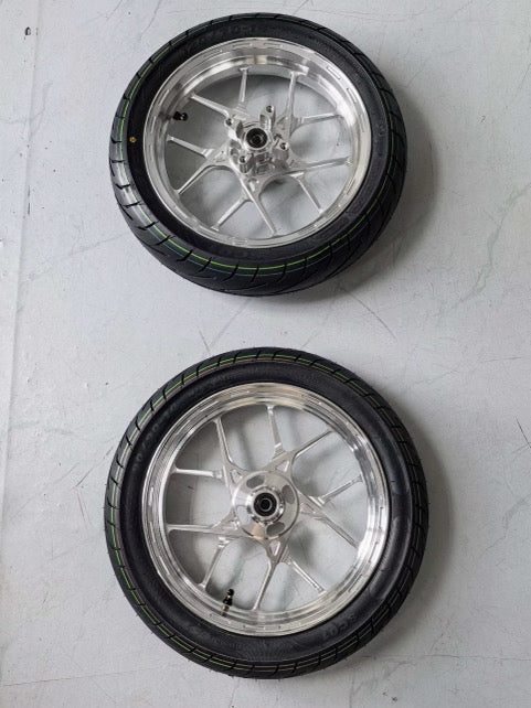 Razdesigns CNC CHROME SUPERMOTO WHEELSET *Pre-order now*